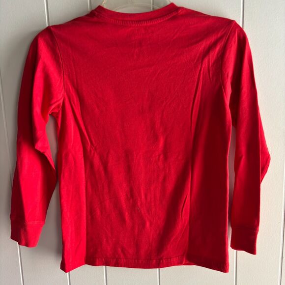 Celebrate Together Child Unisex Sz. M Holiday Festive Santa Gaming LS T-Shirt #F - Picture 2 of 3